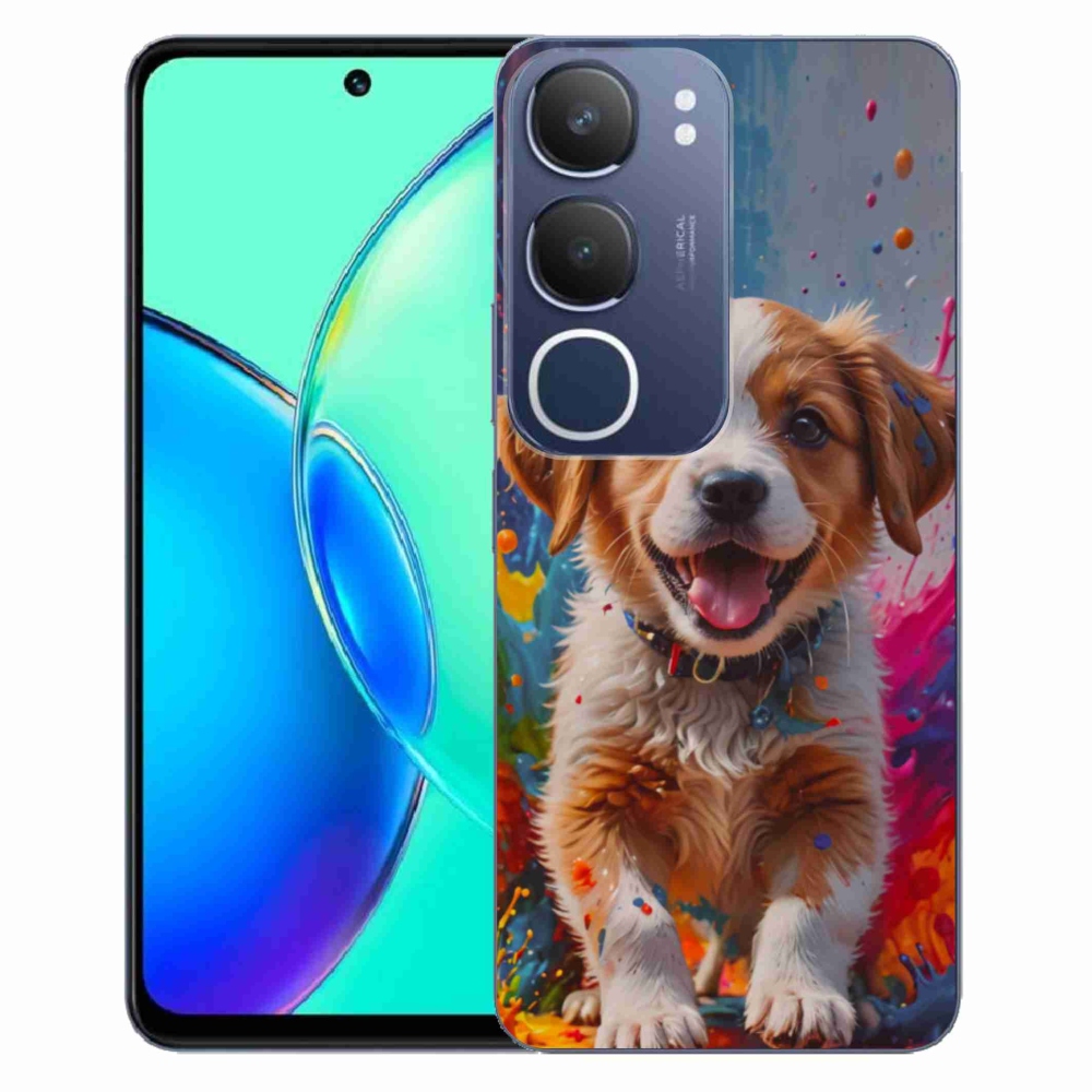 Gelový kryt mmCase na Vivo Y19S - roztomilé štěně 3