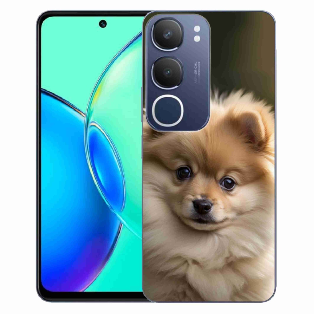 Gelový kryt mmCase na Vivo Y19S - roztomilý pomeranian 2
