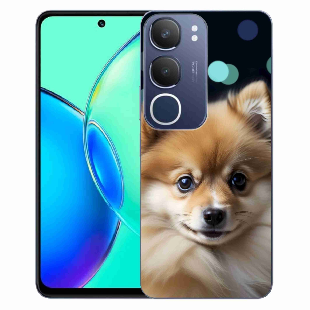 Gelový kryt mmCase na Vivo Y19S - roztomilý pomeranian