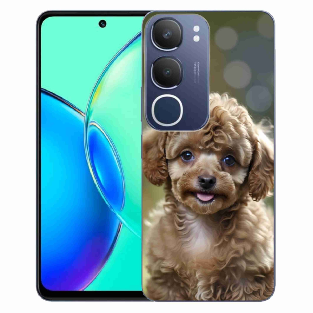 Gelový kryt mmCase na Vivo Y19S - roztomilý pudl