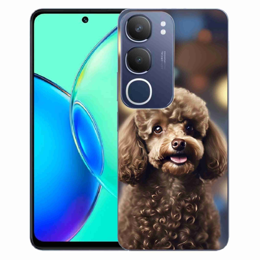 Gelový kryt mmCase na Vivo Y19S - roztomilý pudl