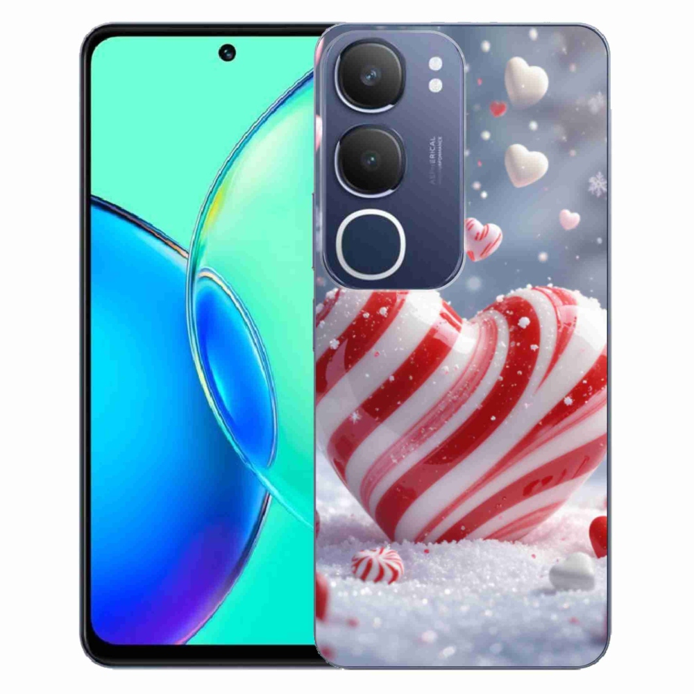 Gelový kryt mmCase na Vivo Y19S - sladké srdce