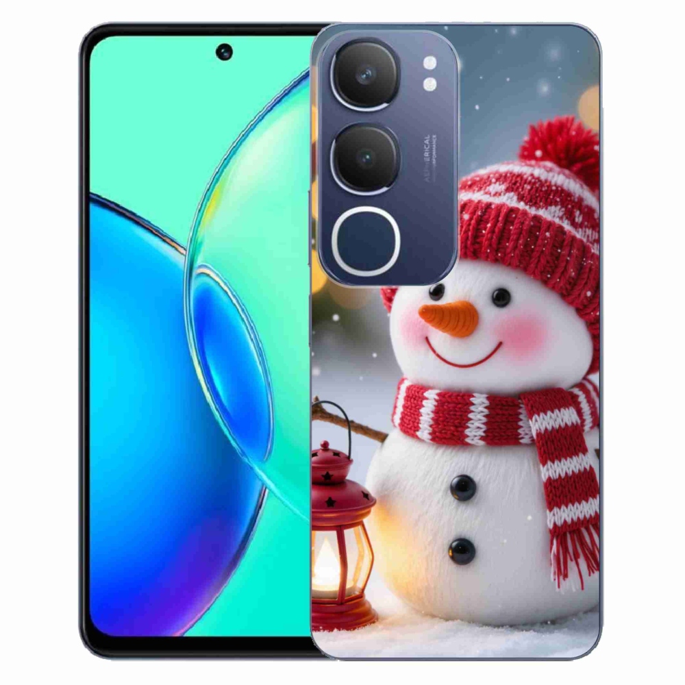 Gelový kryt mmCase na Vivo Y19S - sněhulák 2