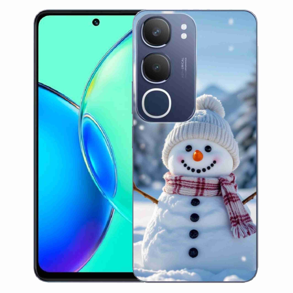 Gelový kryt mmCase na Vivo Y19S - sněhulák 3