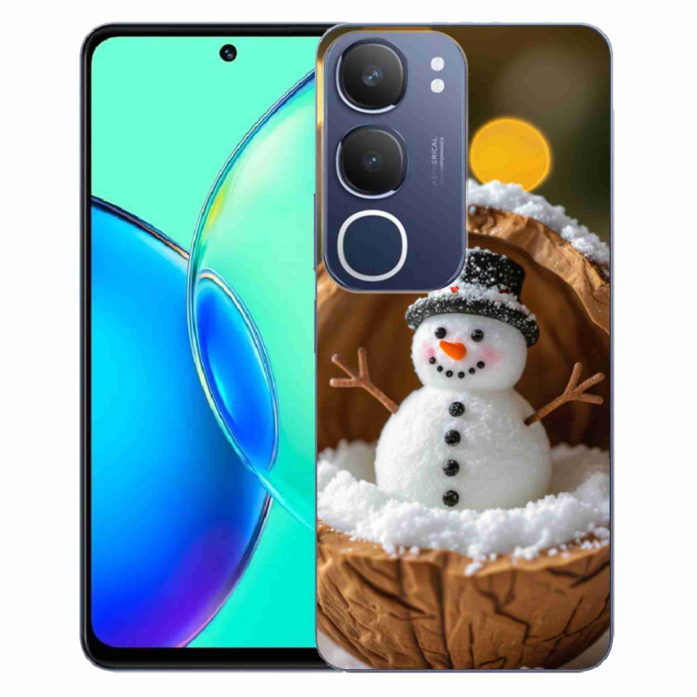 Gelový kryt mmCase na Vivo Y19S - sněhulák 4