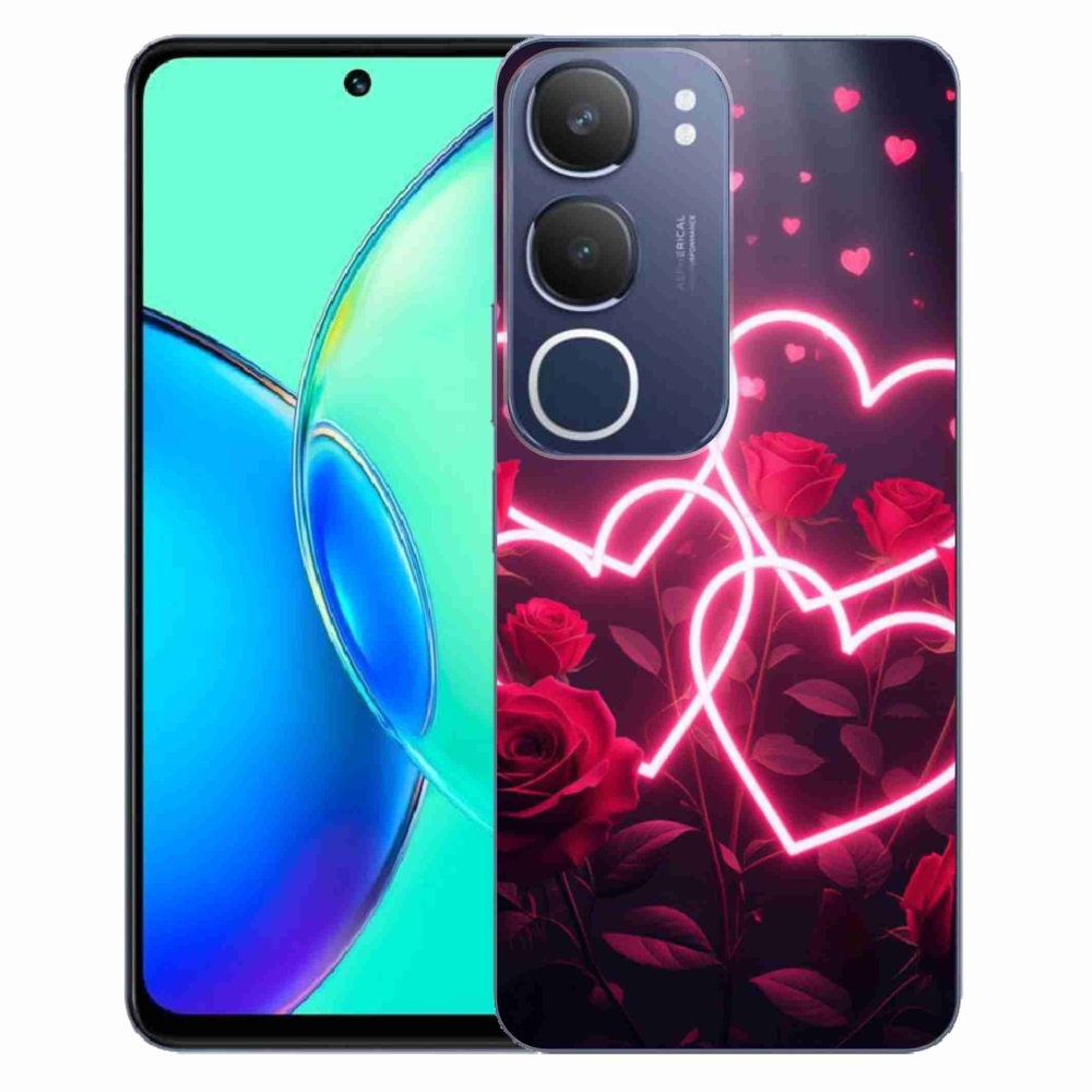 Gelový kryt mmCase na Vivo Y19S - srdce lásky