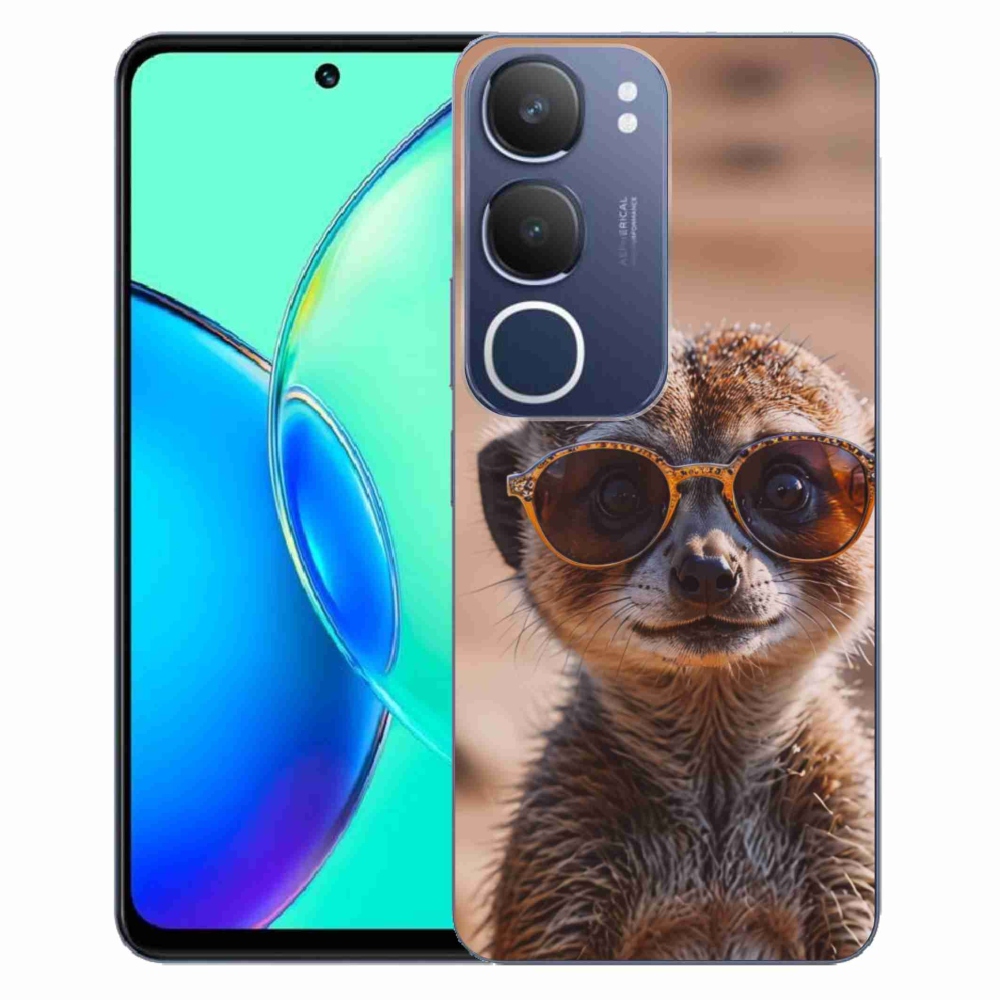 Gelový kryt mmCase na Vivo Y19S - stylová surikata