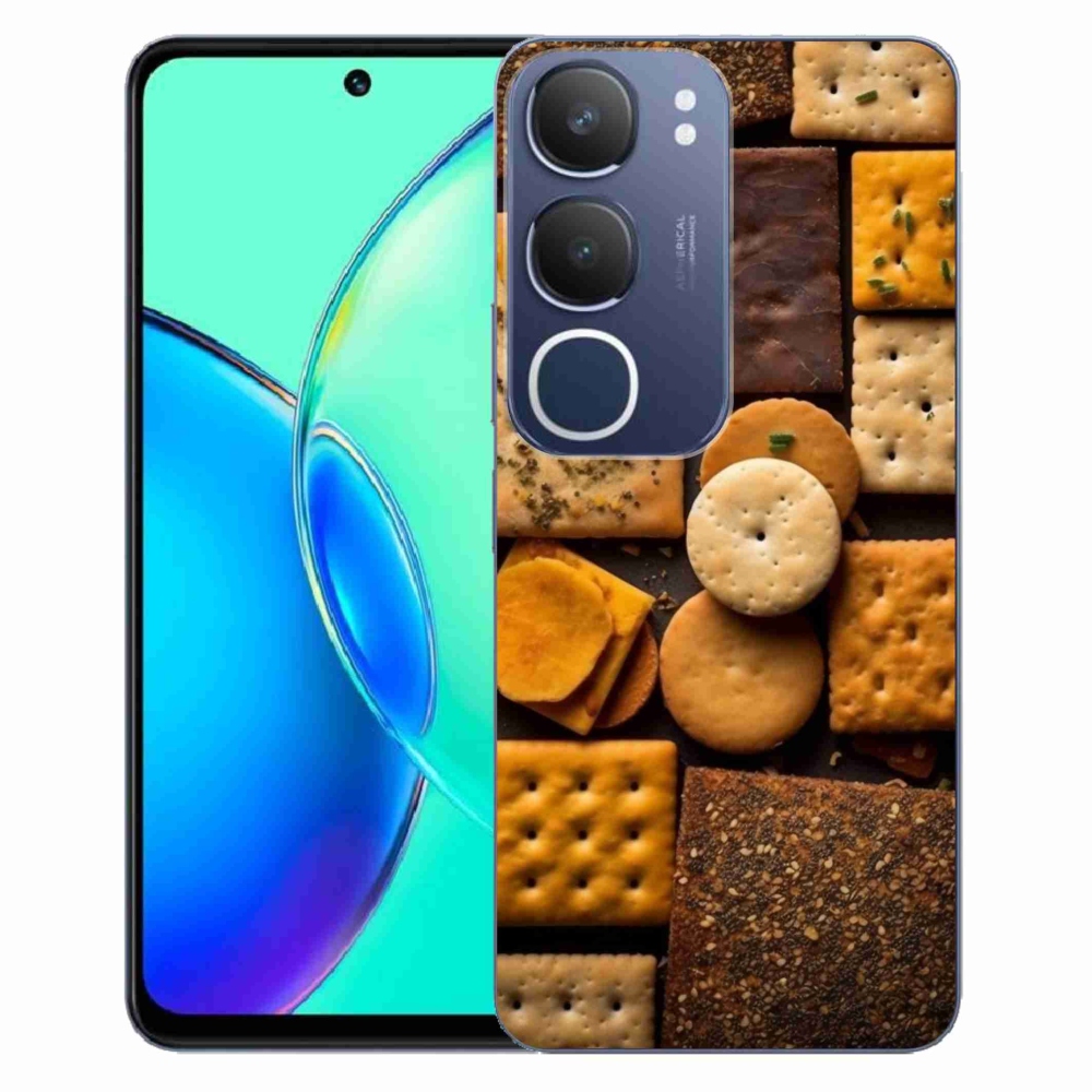 Gelový kryt mmCase na Vivo Y19S - sušenky