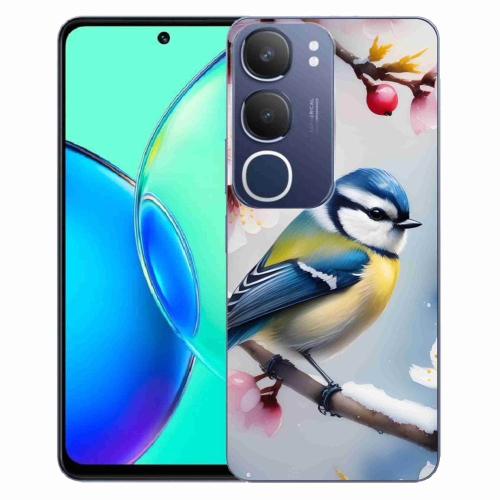 Gelový kryt mmCase na Vivo Y19S - sýkorka