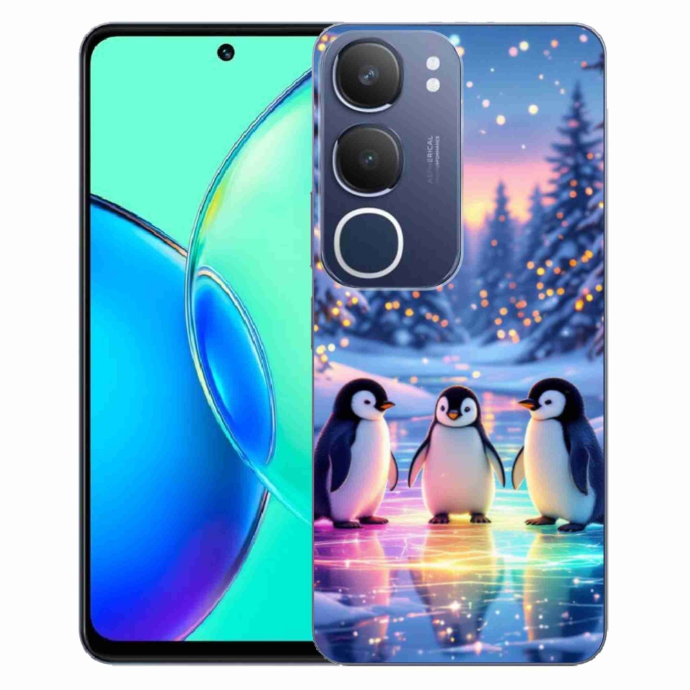 Gelový kryt mmCase na Vivo Y19S - tučnáci