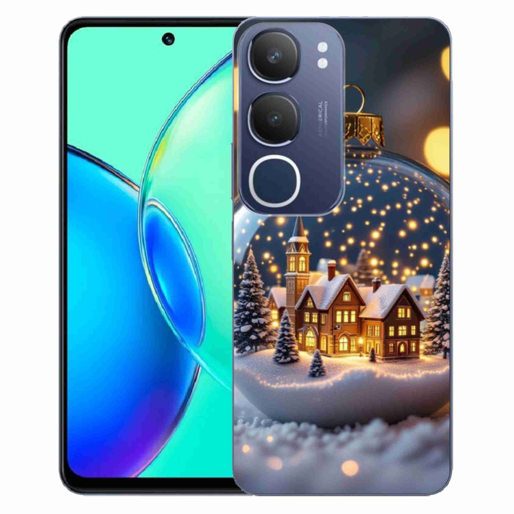 Gelový kryt mmCase na Vivo Y19S - vánoční koule 4
