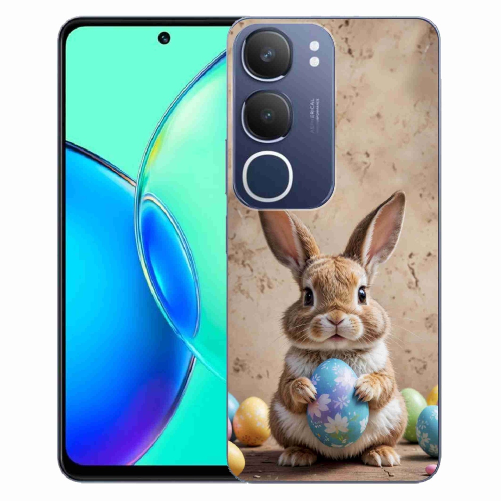 Gelový kryt mmCase na Vivo Y19S - velikonoční králíček