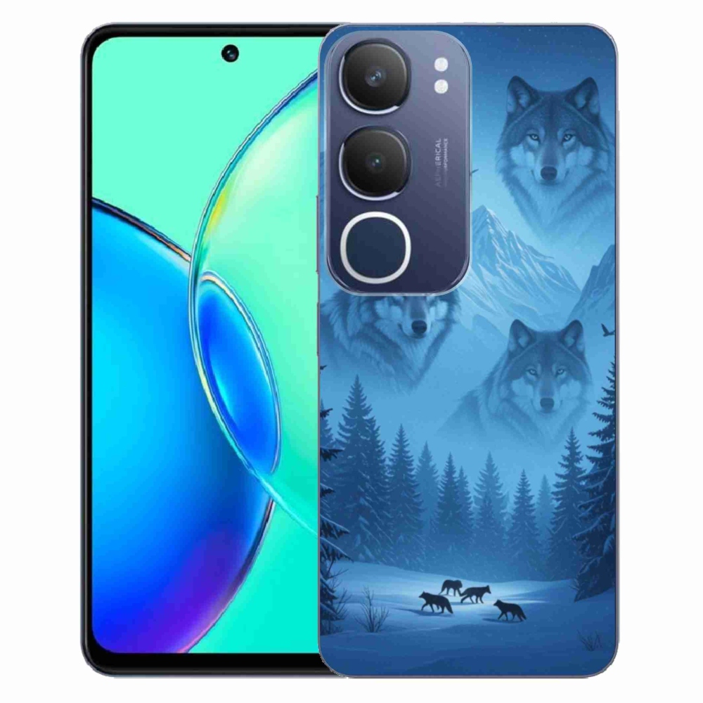 Gelový kryt mmCase na Vivo Y19S - vlčí smečka