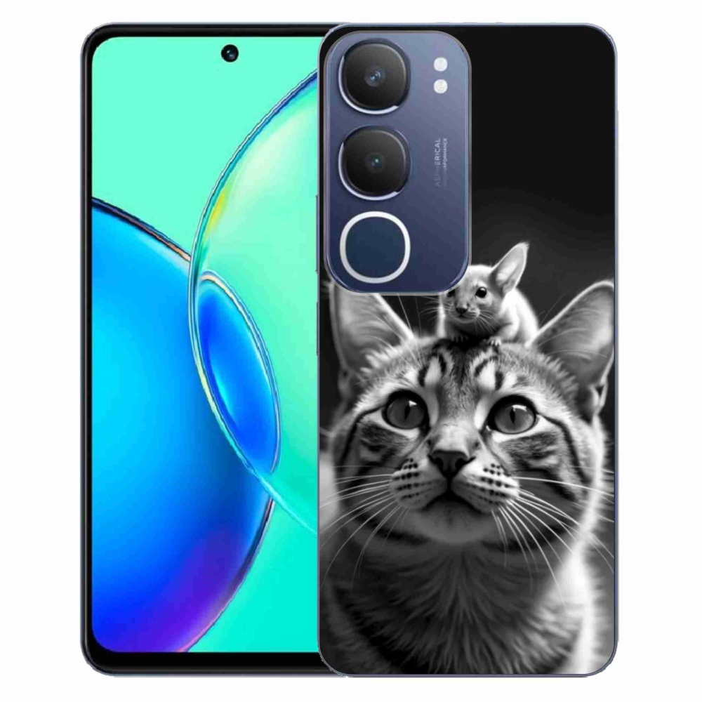 Gelový kryt mmCase na Vivo Y19S - zvířecí přátelství 2