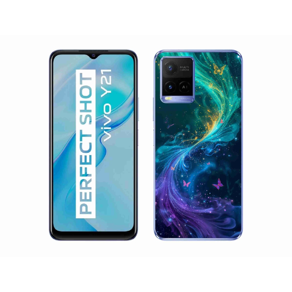 Gelový kryt mmCase na Vivo Y21/Y21s/Y33s - abstraktní motiv 31