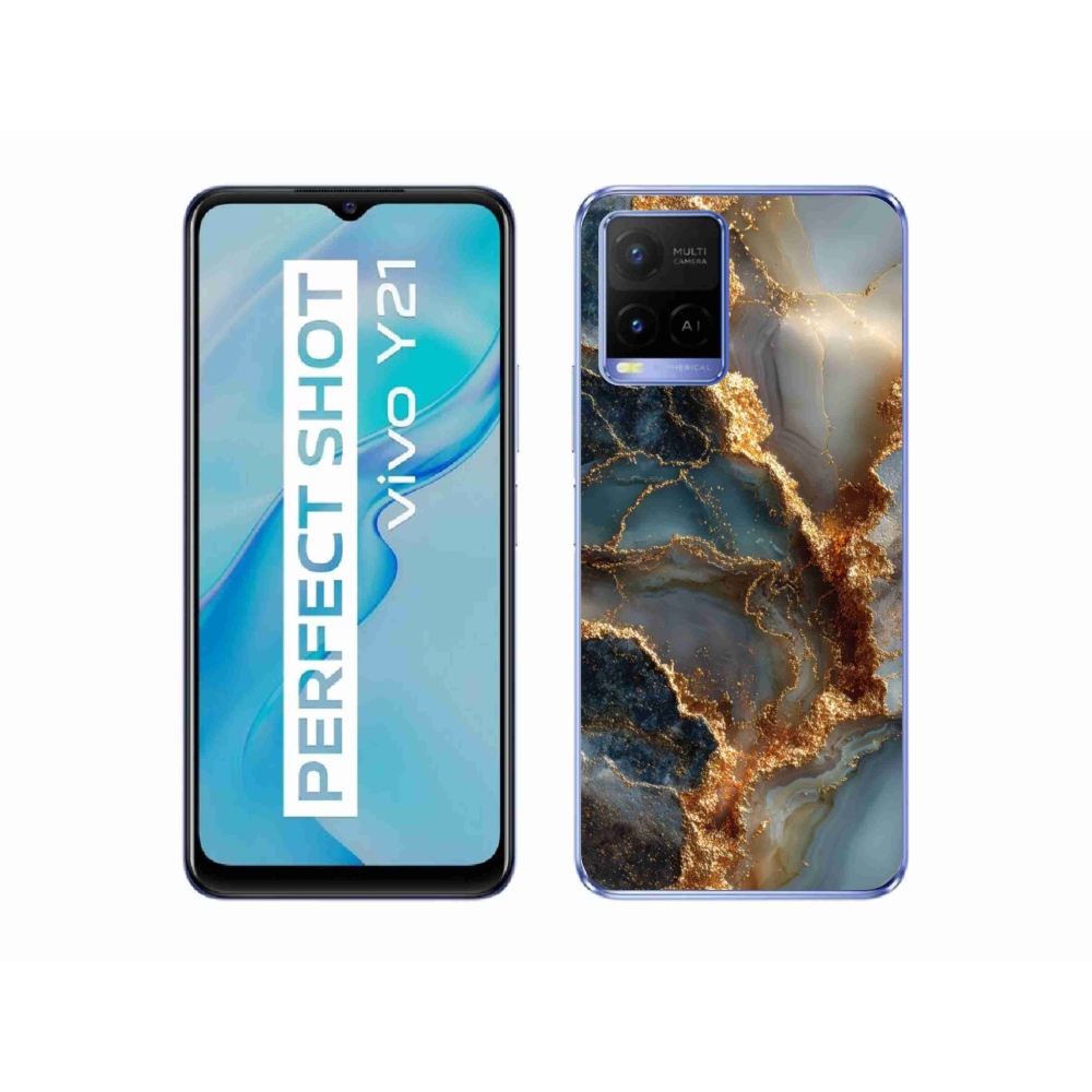 Gelový kryt mmCase na Vivo Y21/Y21s/Y33s - abstraktní motiv 33