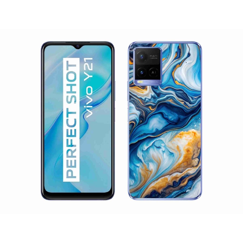 Gelový kryt mmCase na Vivo Y21/Y21s/Y33s - abstraktní motiv 34