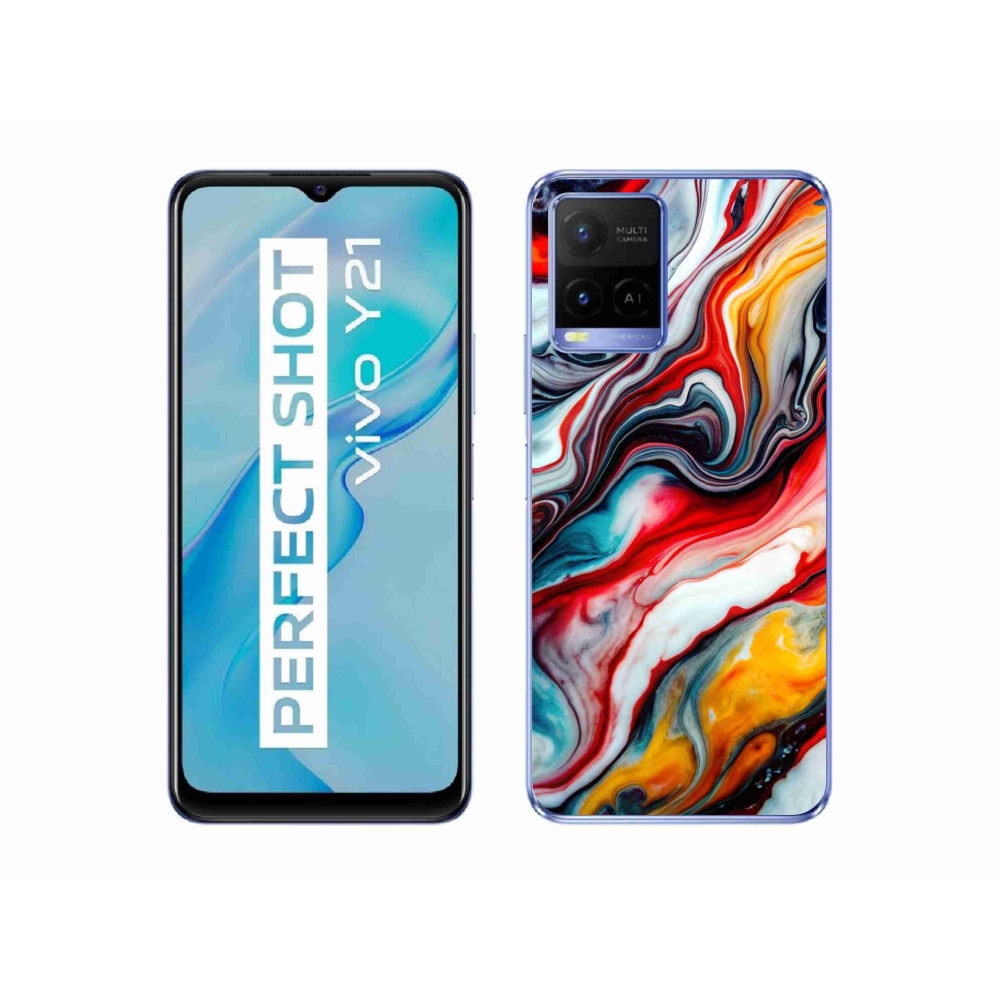 Gelový kryt mmCase na Vivo Y21/Y21s/Y33s - abstraktní motiv 35