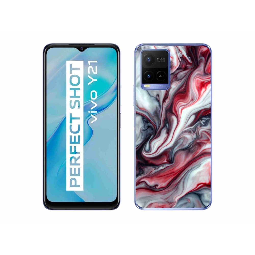 Gelový kryt mmCase na Vivo Y21/Y21s/Y33s - abstraktní motiv 37