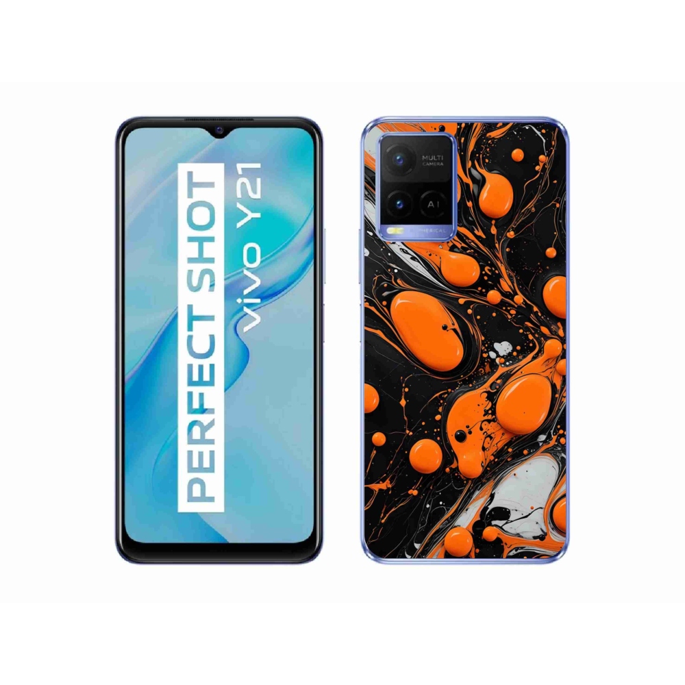 Gelový kryt mmCase na Vivo Y21/Y21s/Y33s - abstraktní motiv 41