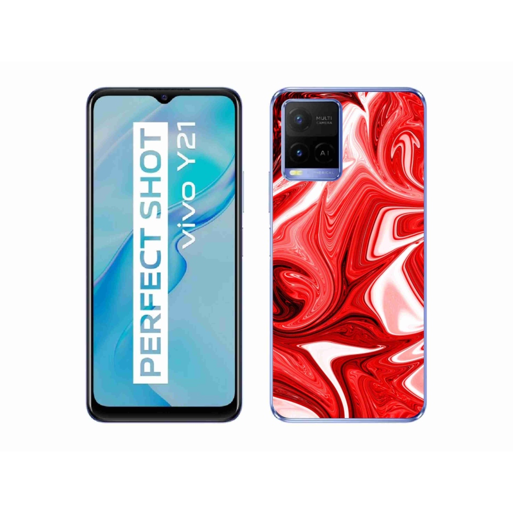 Gelový kryt mmCase na Vivo Y21/Y21s/Y33s - abstraktní motiv 43