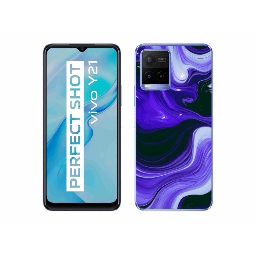Gelový kryt mmCase na Vivo Y21/Y21s/Y33s - abstraktní motiv 46