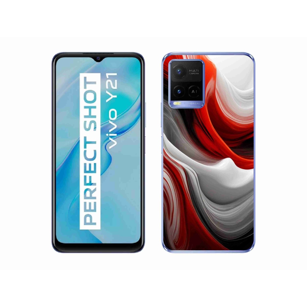 Gelový kryt mmCase na Vivo Y21/Y21s/Y33s - abstraktní motiv 47
