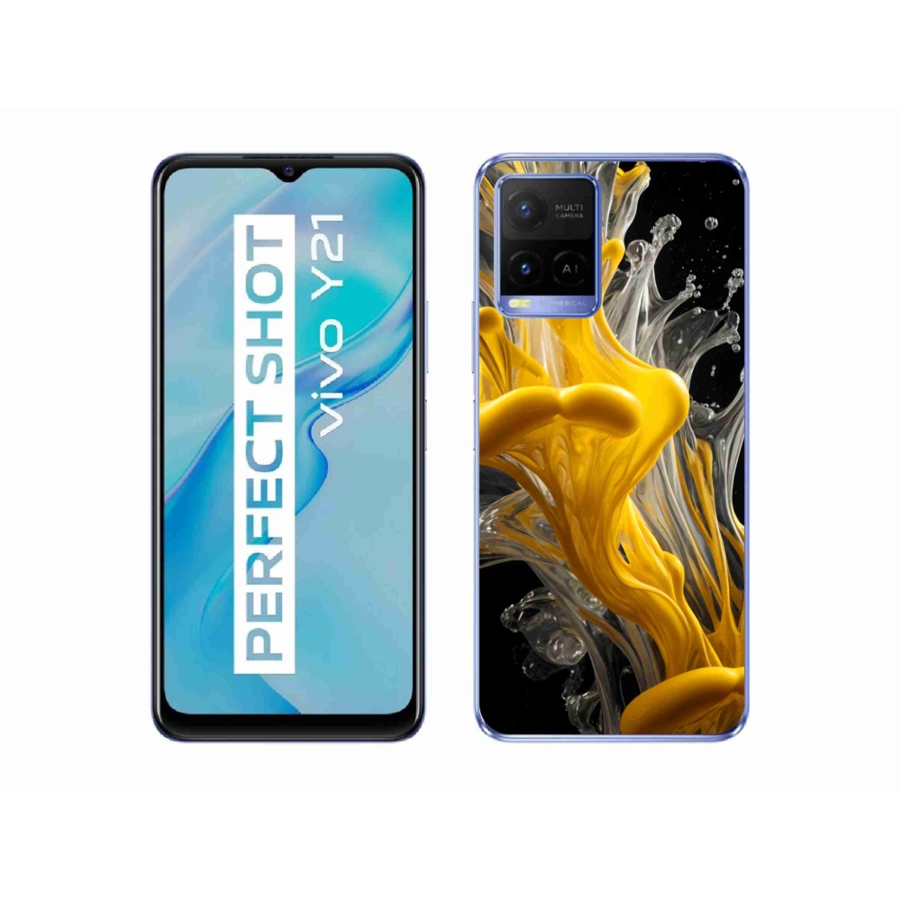 Gelový kryt mmCase na Vivo Y21/Y21s/Y33s - abstraktní motiv 48
