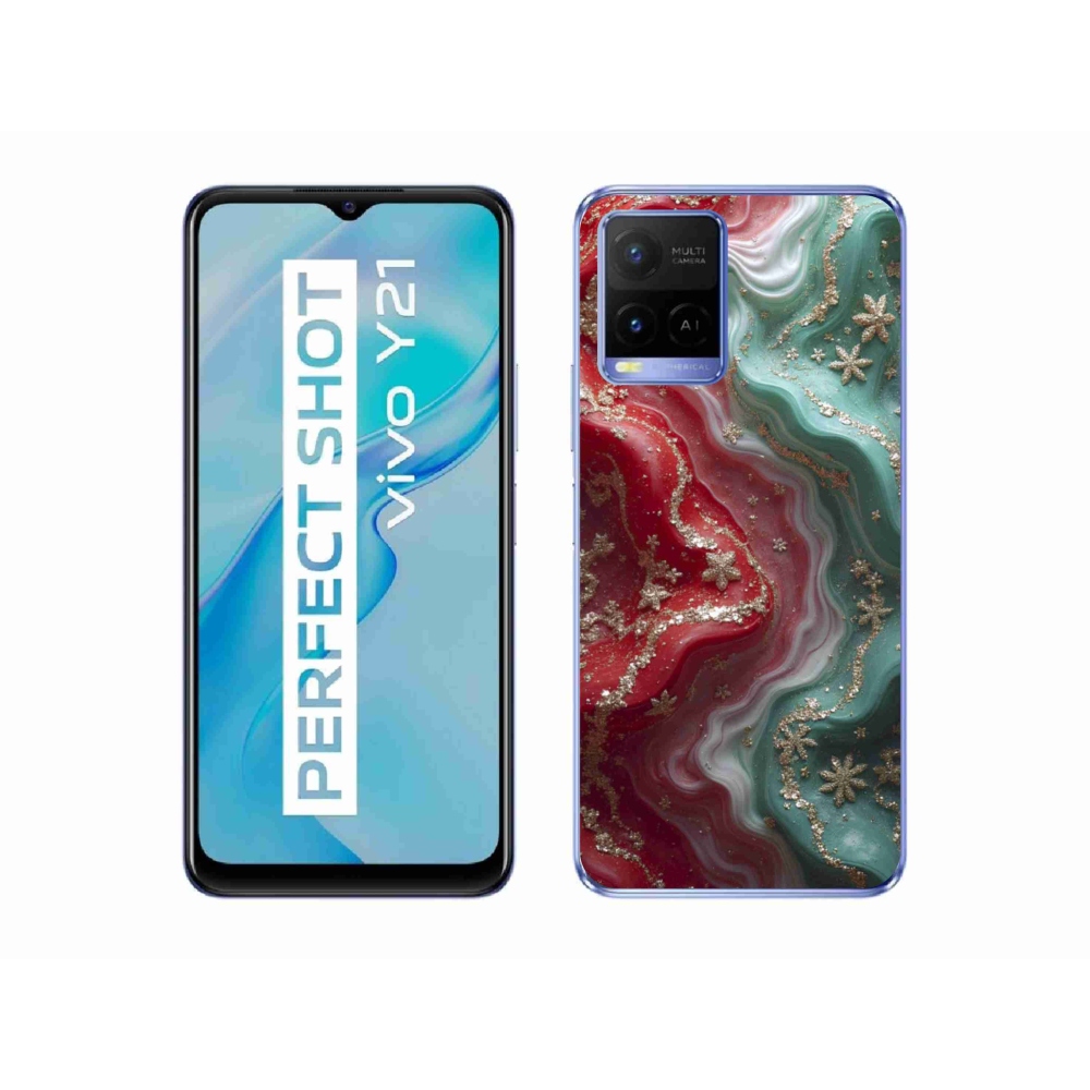 Gelový kryt mmCase na Vivo Y21/Y21s/Y33s - abstraktní motiv 54