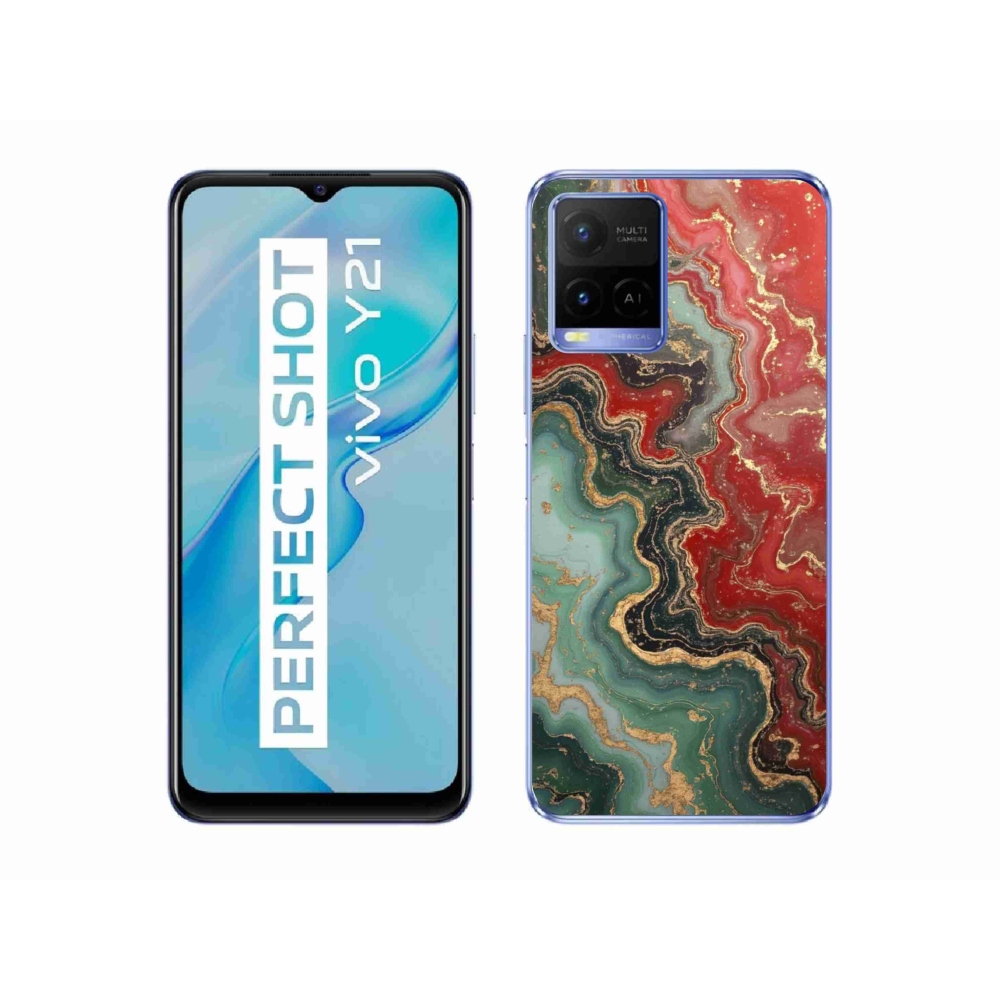 Gelový kryt mmCase na Vivo Y21/Y21s/Y33s - abstraktní motiv 55
