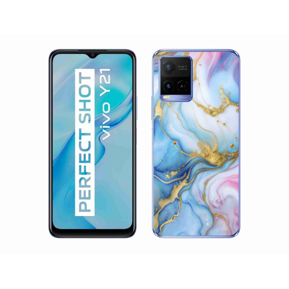 Gelový kryt mmCase na Vivo Y21/Y21s/Y33s - abstraktní motiv 61