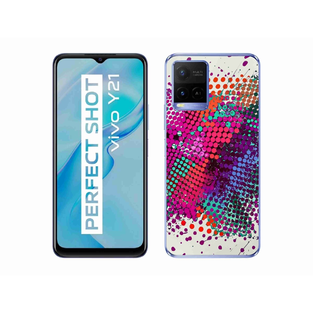 Gelový kryt mmCase na Vivo Y21/Y21s/Y33s - abstraktní motiv 65