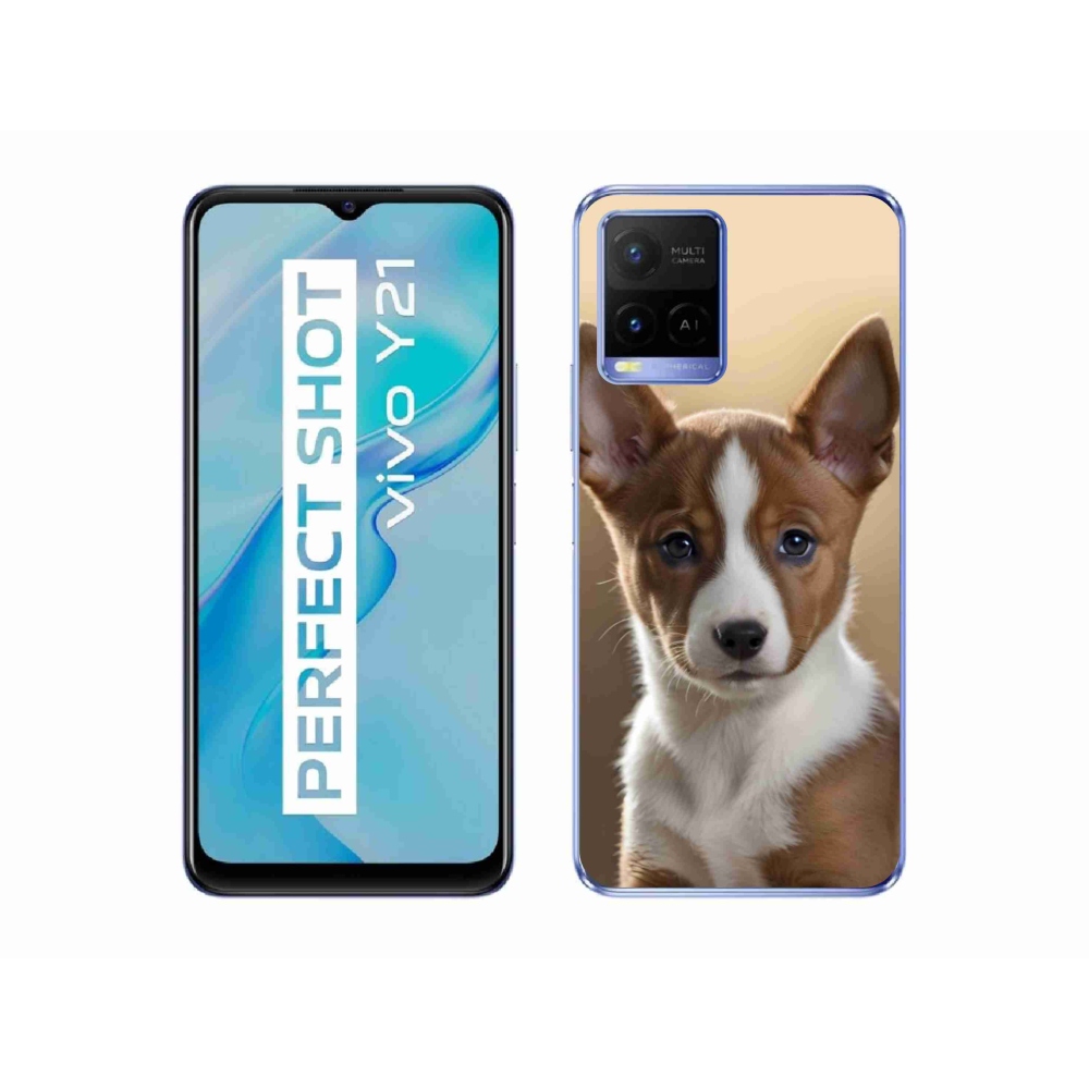 Gelový kryt mmCase na Vivo Y21/Y21s/Y33s - basenji