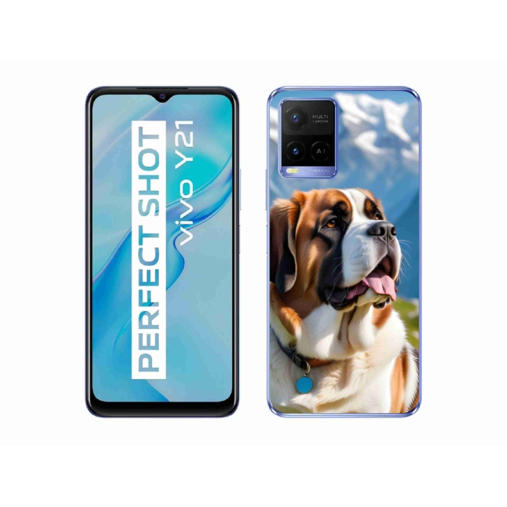 Gelový kryt mmCase na Vivo Y21/Y21s/Y33s - bernardýn