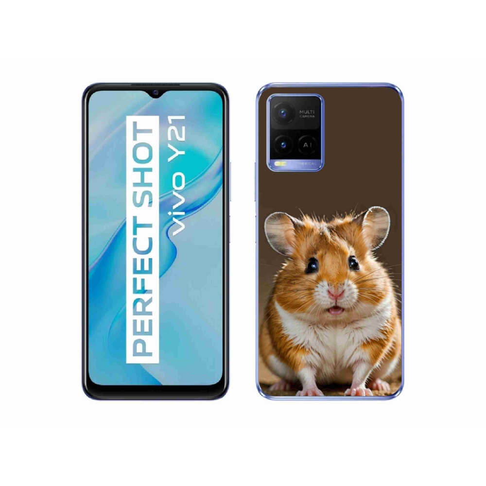 Gelový kryt mmCase na Vivo Y21/Y21s/Y33s - křeček