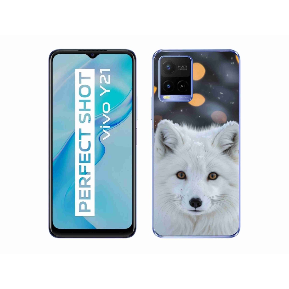 Gelový kryt mmCase na Vivo Y21/Y21s/Y33s - liška polární