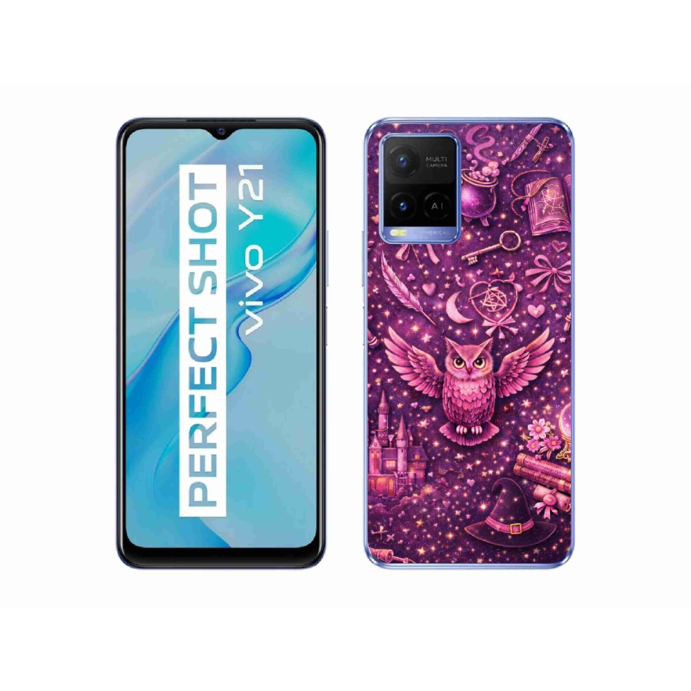 Gelový kryt mmCase na Vivo Y21/Y21s/Y33s - magický svět