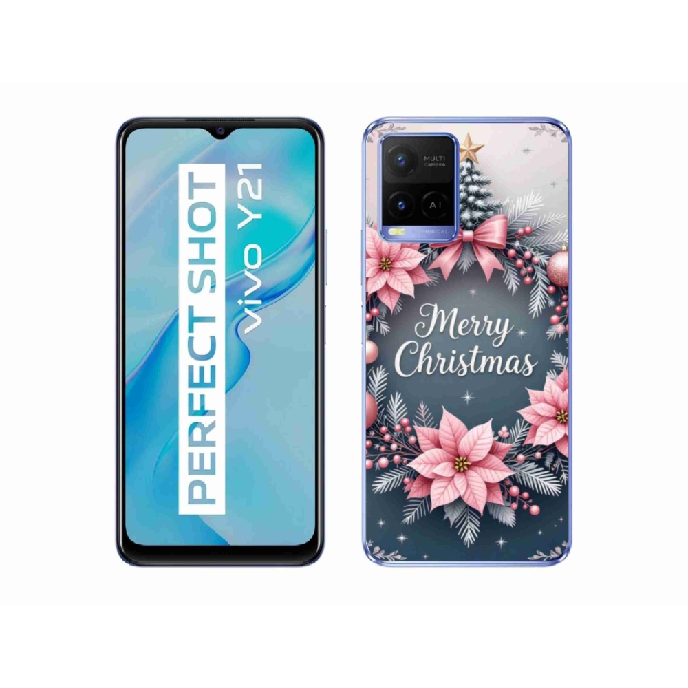 Gelový kryt mmCase na Vivo Y21/Y21s/Y33s - merry christmas