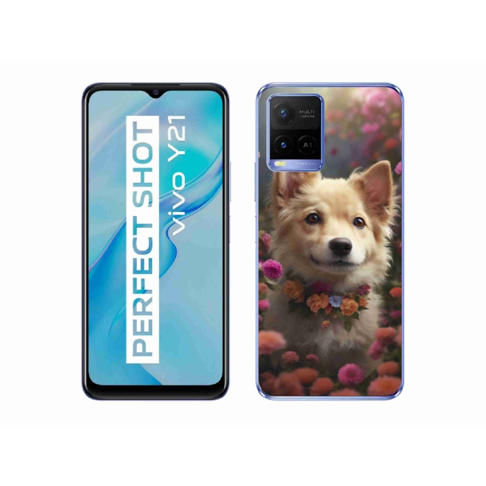 Gelový kryt mmCase na Vivo Y21/Y21s/Y33s - německý špic