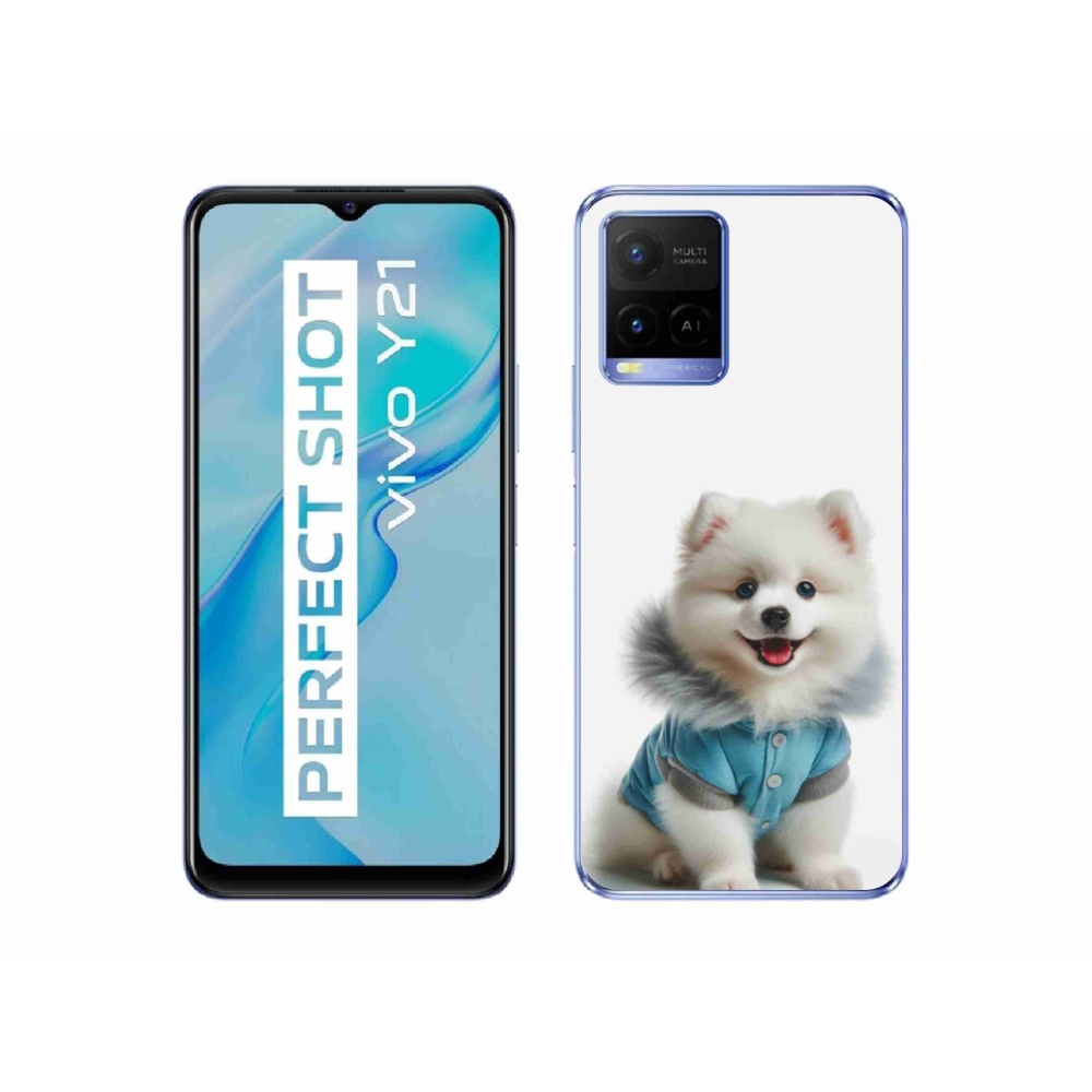 Gelový kryt mmCase na Vivo Y21/Y21s/Y33s - pomeranian