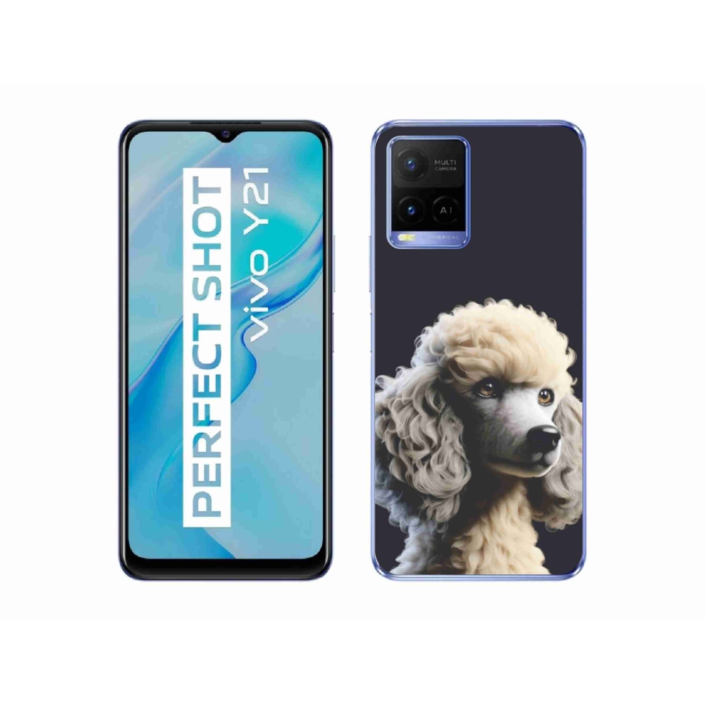 Gelový kryt mmCase na Vivo Y21/Y21s/Y33s - pudl