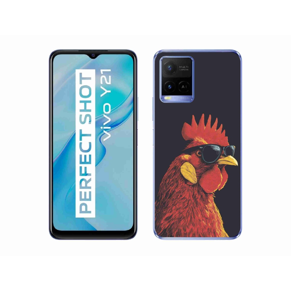 Gelový kryt mmCase na Vivo Y21/Y21s/Y33s - stylový kohout