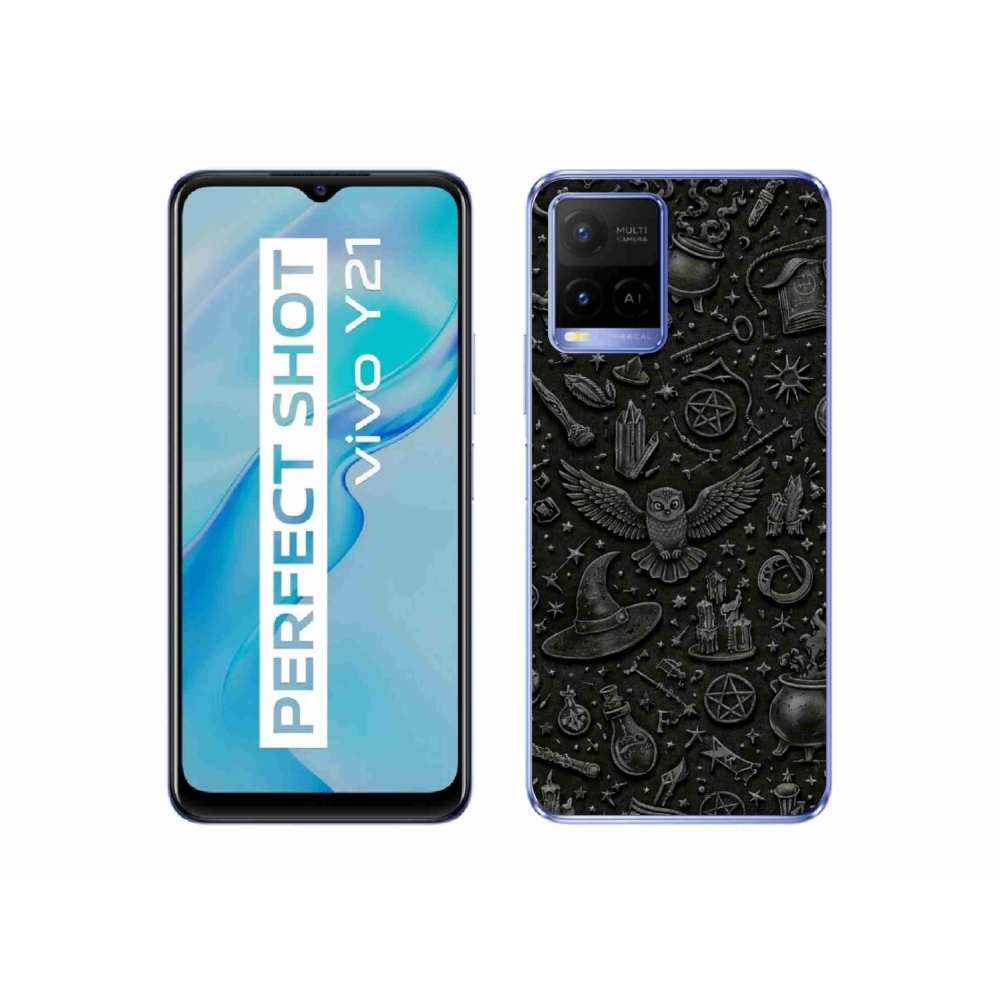 Gelový kryt mmCase na Vivo Y21/Y21s/Y33s - tmavý magický svět