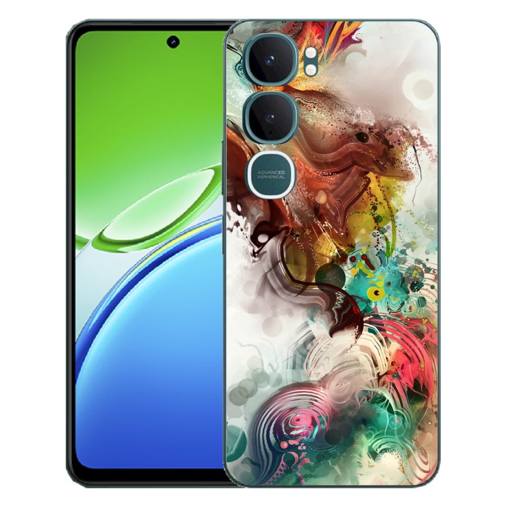 Gelový kryt mmCase na Vivo Y21d - abstrakt 1