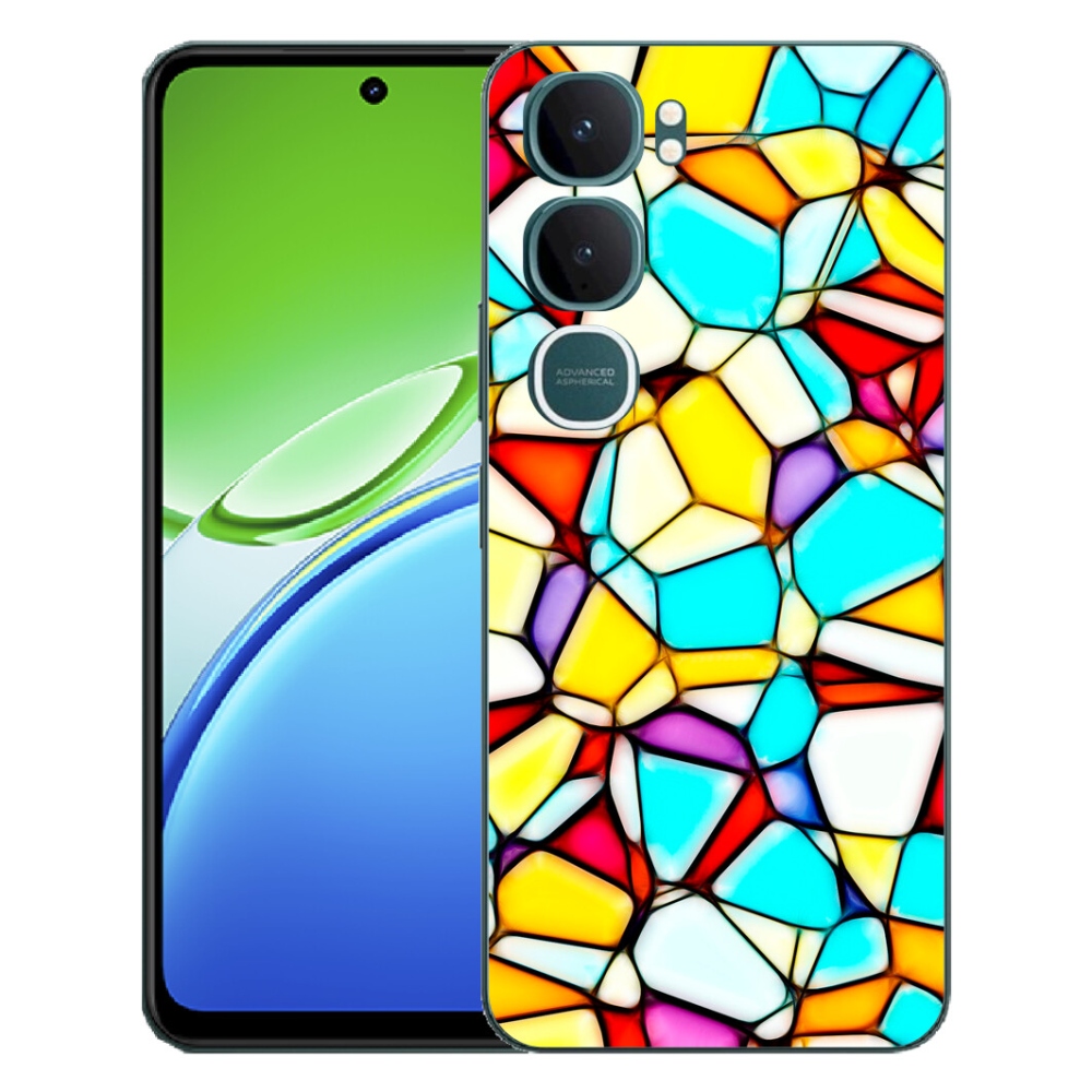Gelový kryt mmCase na Vivo Y21d - abstraktní motiv 40
