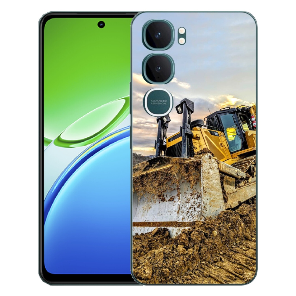 Gelový kryt mmCase na Vivo Y21d - bagr