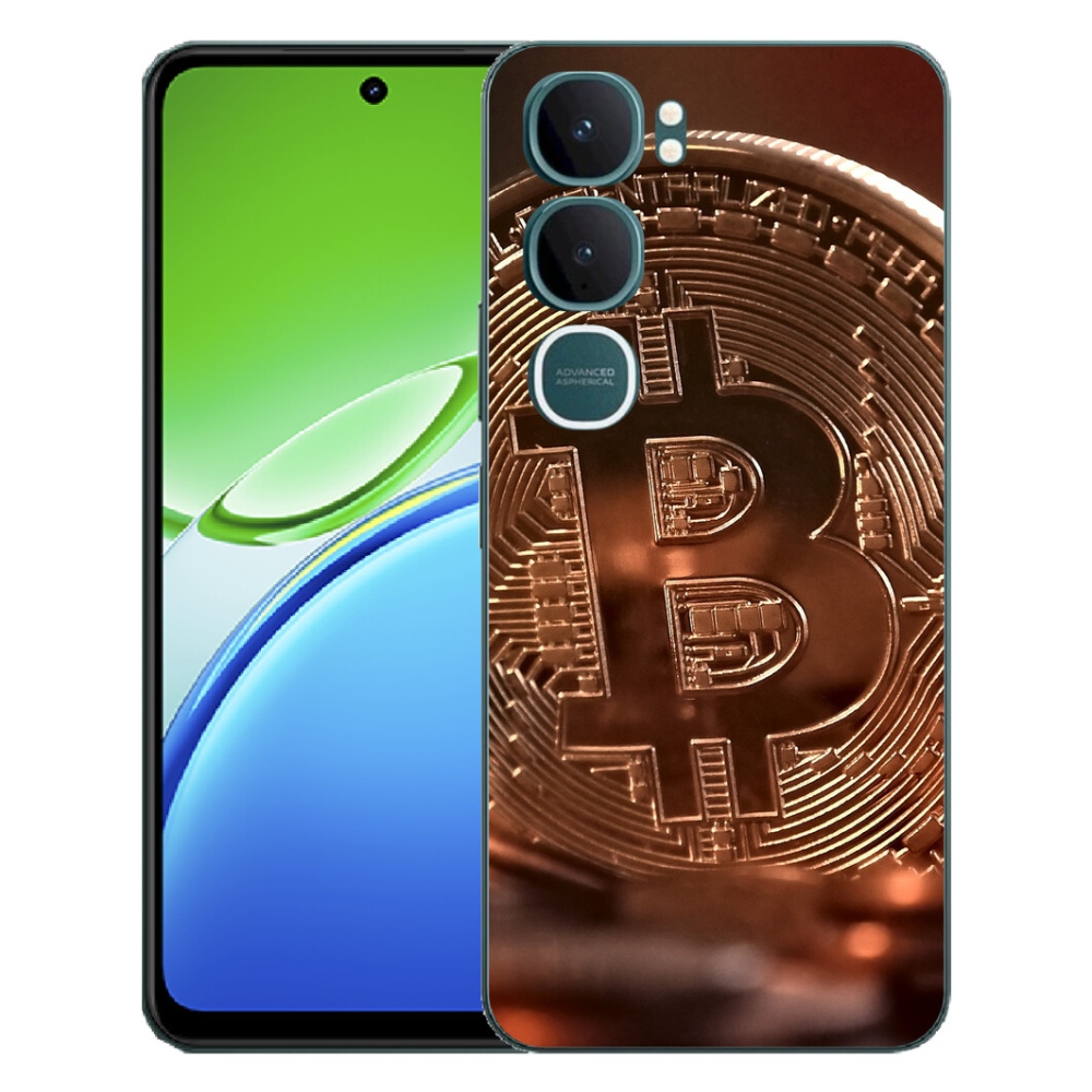 Gelový kryt mmCase na Vivo Y21d - bitcoin