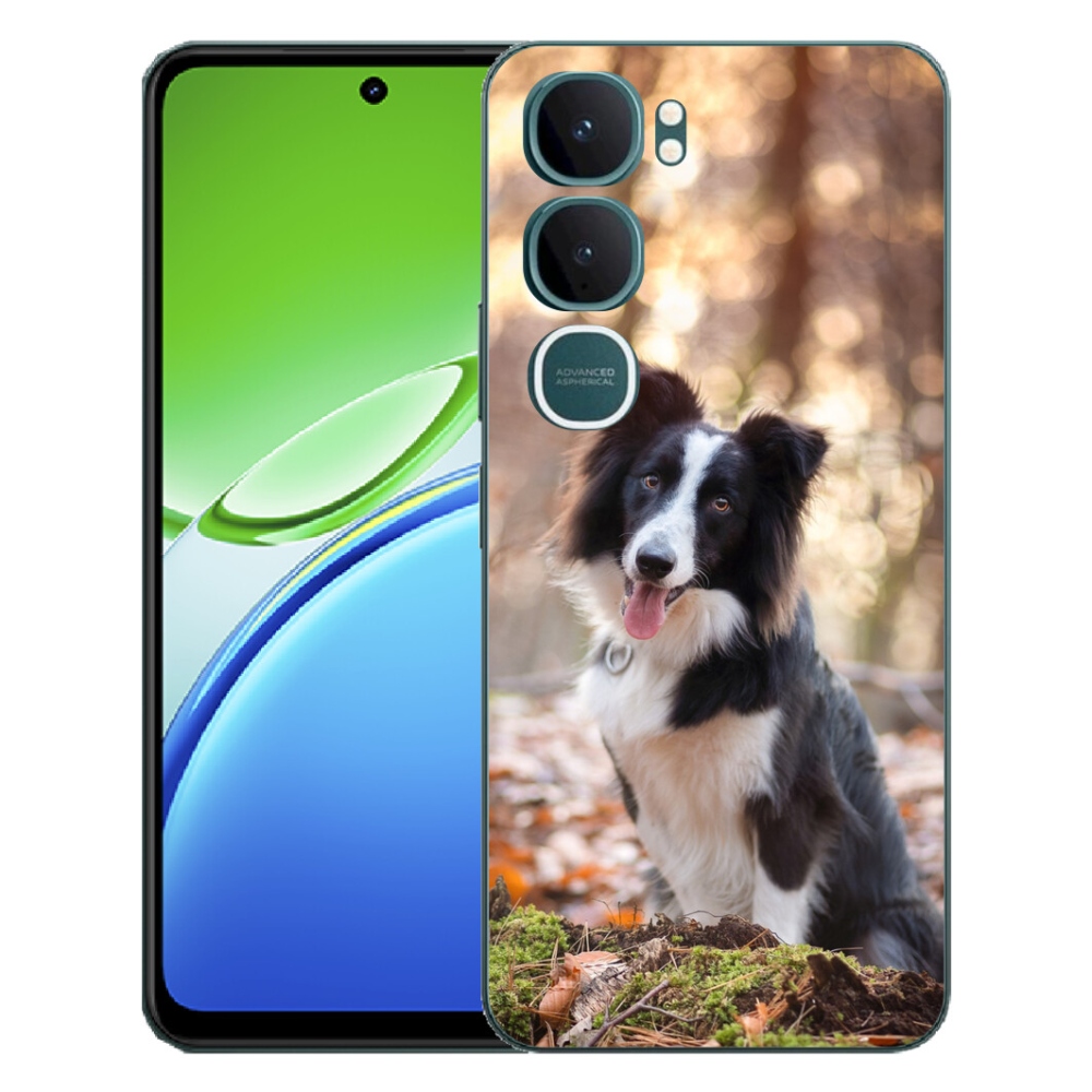 Gelový kryt mmCase na Vivo Y21d - border kolie 1