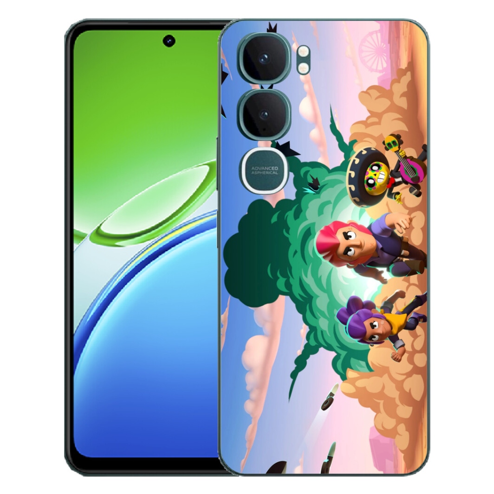 Gelový kryt mmCase na Vivo Y21d - brawl stars