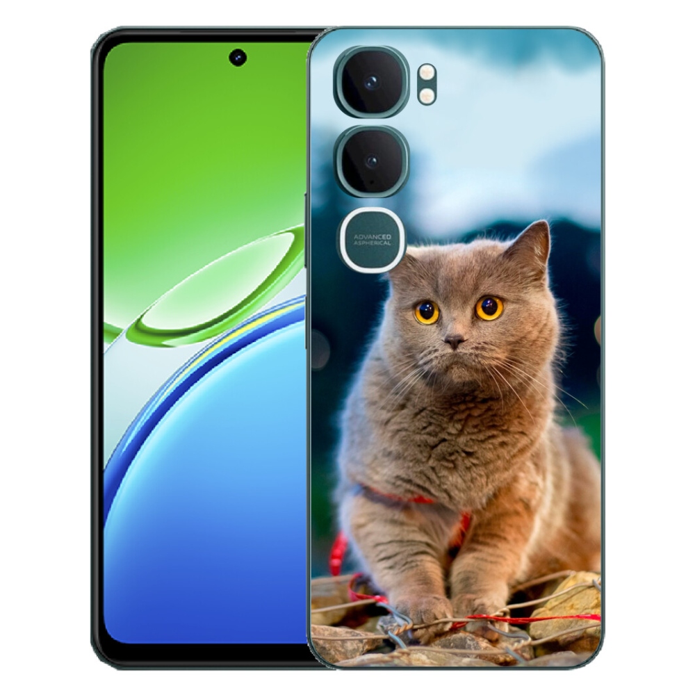 Gelový kryt mmCase na Vivo Y21d - britská modrá 2
